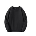 thumbnail image 1 of Spring and Autumn Cotton Hip-Hop Round Neck Solid Color Sweater Off-shoulder Long Sleeve Nude Shirt, 1 of 4