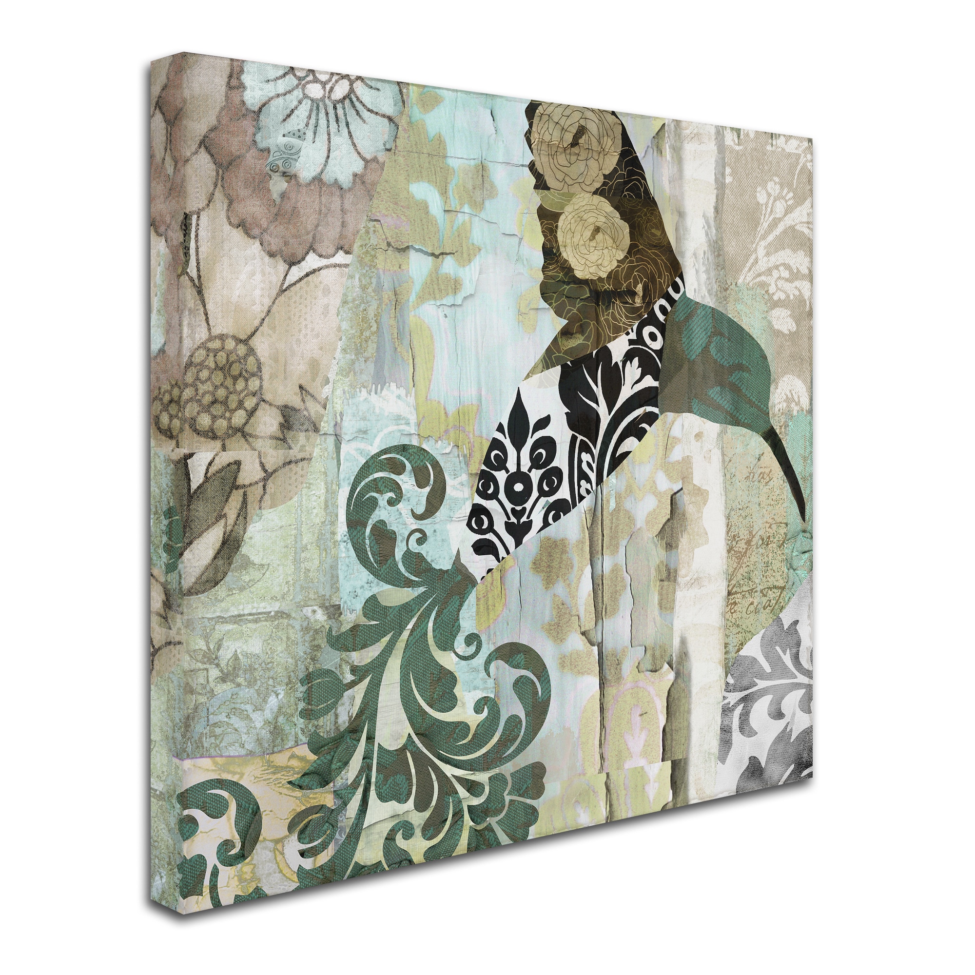 Trademark Fine Art "Hummingbird Batik I" Canvas Art by Color Bakery