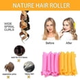 thumbnail image 2 of Rizadores de pelo en espiral, rizadores de pelo sin calor, rodillos, rizadores de pelo mágicos DIY con gancho de peinado para uso doméstico, 2 of 4