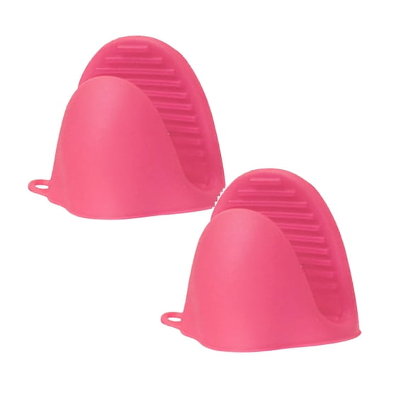 1 Pair Mini Silicone Oven Gloves – Heat Resistant Pinch Mitts Potholders for Kitchen Cooking & Baking