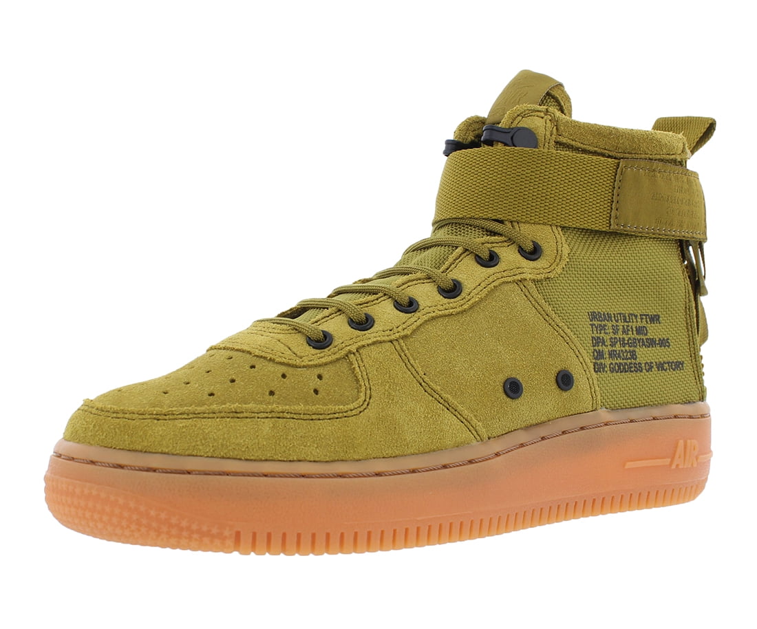 Thank you for your help Between shear Nike Sf Af1 Mid Boys Shoe Size 4.5, Color: Desert Moss - Walmart.com