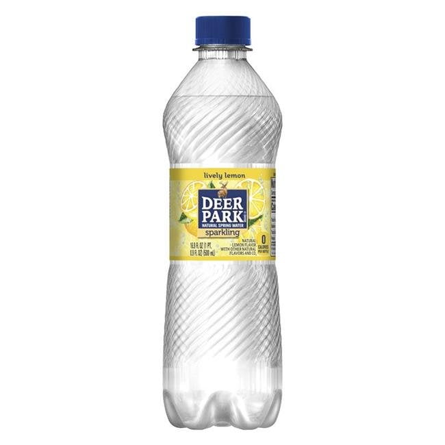 Nestle Waters Deer Park Lemon Sparkling Spring Water 16.9 oz. 1 pk