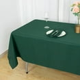 thumbnail image 4 of BalsaCircle 60" x 102" Premium Polyester Rectangular Tablecloth Table Linens Hunter Green, 4 of 6