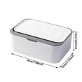 thumbnail image 3 of GeBuSn Wipes Dispenser Hygienic Wet Wipes Container With Flip Top Lid For Home Use Keeps Wipes Fresh Moist And Clean Plastic Storage Organizer (Blue), 3 of 5