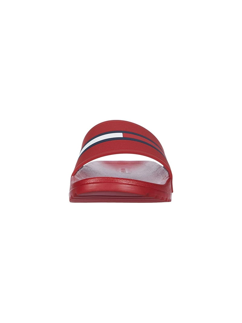 Gently worn Red Tommy Hilfiger Mens Slides Size 7m TOMMY HILFIGER Mens Red Comfort Redder Round Toe Slip On  main image 4