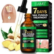 Elaimei 7-Day Nail Fungus Care Serum, Ginger-Infused Nail Repair Oil for Hands & Feets Care, Repairs Damaged Nails & Cuticles 2.02 fl.oz