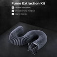 thumbnail image 4 of Creality Fume Extraction Kit with 4000 RPM High-Efficiency Ventilation Fan And 2000mm Exhaust Hose Length Suitable for Ender Plus Engraver Enclosure and Other 3D Printer Enclosure, 4 of 5