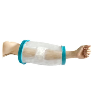 Water Proof Elbow Cast Cover for Shower, Adult Upper Arm Elbow Protector Cover Soft Comfortable for Chemotherapy Treatment, Broken Wound Reusable Covers