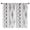 White Geometric Diamond, variant on Blackout Kids Curtains,Orange Ethnic Stripe Pattern Childrens Insulated Curtains Set Of 2,Bedroom Essentials,Toddler Room Decor 42x54in(106x137cm)