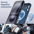 thumbnail image 3 of JETech Magnetic Silicone Case for iPhone 16 6.1-Inch, Compatible with MagSafe,&nbsp;Silky Soft Touch, Shock Absorbing Phone Cover with&nbsp;Camera Lens Full Protection (Navy Blue), 3 of 7
