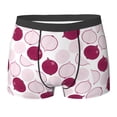 thumbnail image 6 of Men's Boxer Briefs, Onion purple Soft Comfy Mens Underwear Boxer Briefs Breathable With Widen Waist, 6 of 7