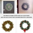 thumbnail image 5 of 3pcs 16 Inch Round Macrame Garland Hoop Wreath Frames Metal Wire Iron Wreath Making Forms Christmas Wreath Stand, 5 of 11