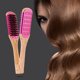 thumbnail image 5 of Cepillo para el cabello, peine, alisador, desenredador, forma roja Colcomx Peine de pelo de doble cara., 5 of 8