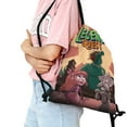 thumbnail image 2 of Legend Quest Drawstring Backpack Bag Party Favors Goodies Merch Gym Waterproof Swimming Beach Fans, 2 of 6