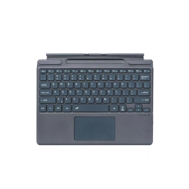 Type Cover for 13 inch Microsoft Surface Pro 9 / Pro 8 / Pro X, Portable Bluetooth 5.1 Wireless Keyboard with Touchpad / Pencil Holder / Rechargeable