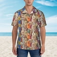 thumbnail image 6 of Picia Funny Dogs Family Gentle Cotton Regular Fit Short Sleeve Casual Hawaiian Shirt for Men-Medium, 6 of 9