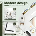 Vineego LShaped Computer Desk Modern Corner Desk with Small Table