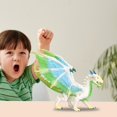 thumbnail image 4 of Figura de acción de juguete de dragones de hielo para niños, modelo de dinosaurio realista, juguetes de regalo de cumpleaños para niños, 4 of 7