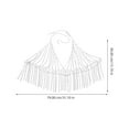 thumbnail image 5 of FRCOLOR  Layered Rhinestone Chest Chain Necklace Chains Women's Silver, 5 of 8