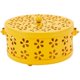 thumbnail image 2 of Nordic Retro Metal Hollow Floral Mosquito Coil Holder Garden Burner Mosquito Repellent Box(Yellow), 2 of 5