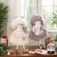 thumbnail image 4 of Christmas Angel Doll Hanging Ornament, 4 Pcs Cute Elk Plush Angel Ornaments for Christmas/Holiday/Party/Wedding, 4 of 5