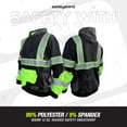 thumbnail image 4 of SafetyShirtz Men's SS360º Stealth Topo - Type-O - Enhanced Visibility - Reflective Safety Hoodie, Black - 4X-Large, 4 of 7