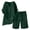 Green 1, variant on Vacation Outfits for Women Ladies Tracksuit Set 2 Piece Summer Outfits Co Ord Sets 2026 Long Sleeve Blouses Tops and Wide Leg Trousers Casual Solid Loungewear Activewear