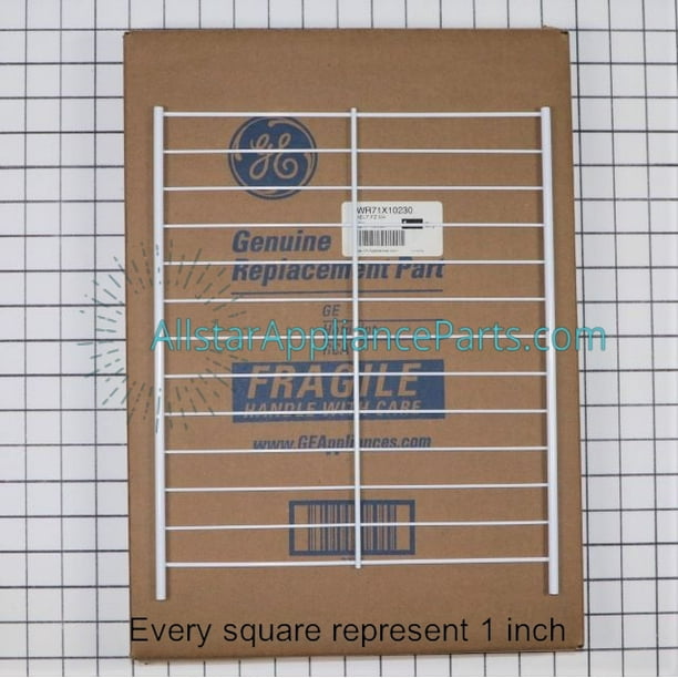 GE Refrigerator Wire Shelf WR71X10230