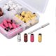 thumbnail image 3 of 60pcs Nail Art Sanding Caps Dead Skin Removal Manicure Grinding Bands with Nail Drill Mandrel, 3 of 5