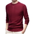 thumbnail image 1 of OJinShaWanO Chandails Mode Homme Automne/hiver 2025 Col Roulé Semi-Rayé Pull, 1 of 5