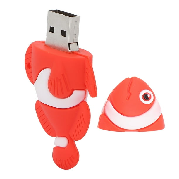 Memorias USB, diseño aerodinámico de la unidad flash del palillo de memoria USB rojo del disco U de la historieta