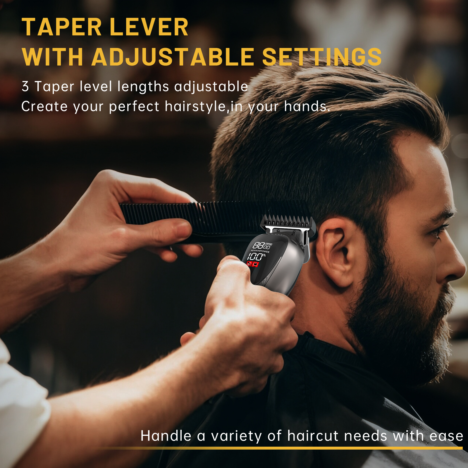Cshidworld Professional Hair Clippers Cordless Kit photo 5