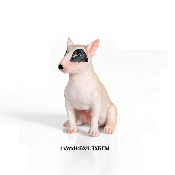 Figuras de simulación de perro de montaña bernés, gran danés, bóxer, bull terrier, pug y bulldog, figuras de cachorros de juguete, variedad de animales caninos a granel
