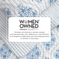 thumbnail image 4 of Coastal Quilt Set - Lightweight, Soft, All-Season - 2-Piece Reversible Nautical Bedding Set (Twin / Twin XL, Nautical Medallion), 4 of 5