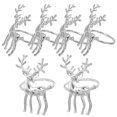thumbnail image 4 of MasteelfCA 6Pcs Decorative Napkin Buckles Metal Napkin Rings Creative Dining Decors Practical Napkin Holders, 4 of 8