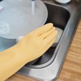 thumbnail image 1 of BESTYASH 2Ud Guantes De Cocina Para Lavado De Platos Cómodos Y Resistentes Con Amarillo, 1 of 8