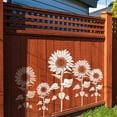 Garden Fence Large Flower Stencils DIY Decoration 2024 New Giant Reusable Floral Stencil For