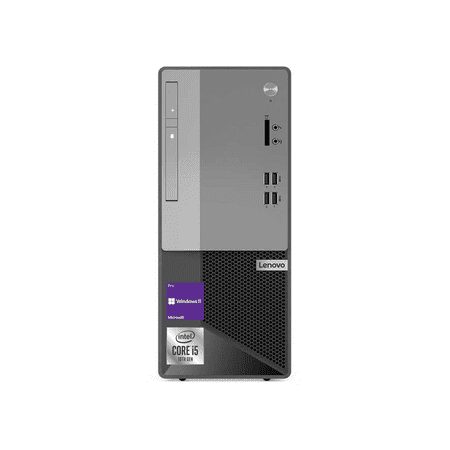 Lenovo V50t Gen 2 Business Tower Desktop, Intel Core i5-10400, 32GB RAM DDR4, 1TB SSD + 2TB HDD, DVD-RW, HDMI, RJ-45, Display Port, Windows 11 Pro, Black