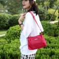 thumbnail image 4 of EIMELI Nylon Women Shoulder Bag Female Big Capacity Daily Crossbody Pouch (Red), 4 of 7