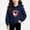 Navy, variant on NAISIBABY Girls Casual Hooded Sweatshirt – Print Relaxed Long Sleeve Pullover Top for Kids Pink Size 7