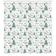 thumbnail image 3 of Ambesonne Forest Friends Shower Curtain, Fox and Botany Rain, 69"Wx70"L, Multicolor, 3 of 3