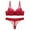 Red, variant on Bigersell Seamless Underwear Clearance Thong Underwear Women Bikini Panty Style P-368 Spandex Thong Panties Thong Underwear Ladies Briefs High Waist Women's Bikini Panties Black 44C/100C