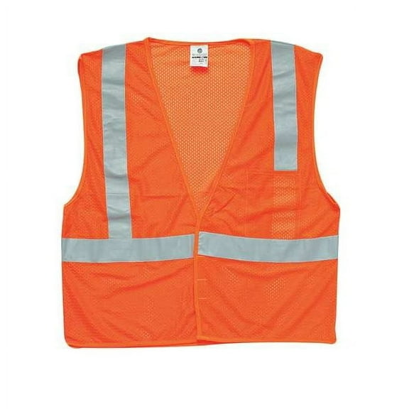 Kishigo 6XL Class 2 High Visibility Vest, Orange 1084-6X