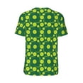 thumbnail image 3 of Balery Tennis Balls Baseball Jersey for Men Casual Button Down Shirts Short Sleeve Active Team Sports Uniform-3X-Large, 3 of 9