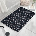 thumbnail image 3 of Blue Cartoon Unicorn Rainbow Heart Cloud Flannel Non Slip Door Rugs,Washable Door Mats Indoor,Decorative Door Mats,Dirt-Resistant and Absorbent Doormat for Entrance,Bedroom,Kitchen,Bathroom,23.5"x16", 3 of 5