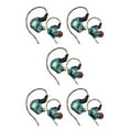 thumbnail image 1 of Methold Auricular con cable HiFi Auricular Escuchar música Juego Jugar Auriculares intrauditivos Cyan cian 5piezas, 1 of 6