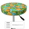thumbnail image 4 of Bingfone Pineapple Padded Round Bar Stool Cover Cushion with Elastic Fabric Round Chair Seat - Pineapple, 4 of 7