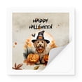 thumbnail image 2 of Happy Halloween Goldendoodle Witches Hat Pumpkin Carving Vinyl Sticker Doodle Dog Lover Gifts Idea Waterproof Decal Art Decor - 02019, 2 of 5