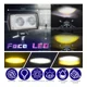 thumbnail image 2 of 2pzs Faros Auxiliares Led Lupa Multicolor Estrobos Moto Auto, 2 of 7