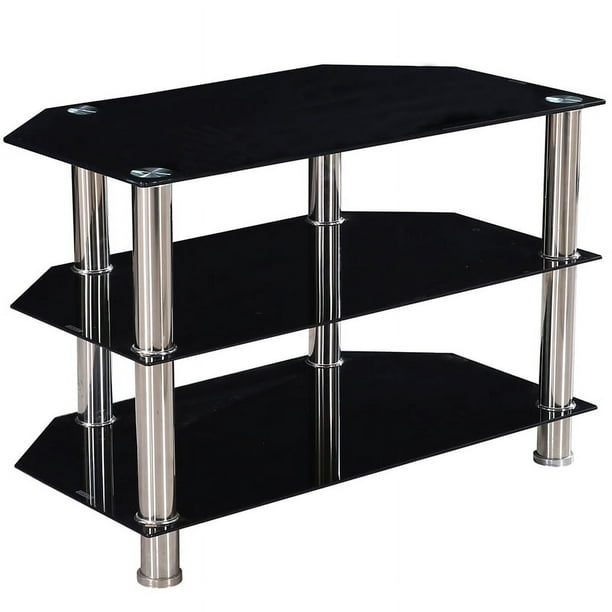 Better Home Products Bruckner Tempered Glass TV Stand for 40 inch